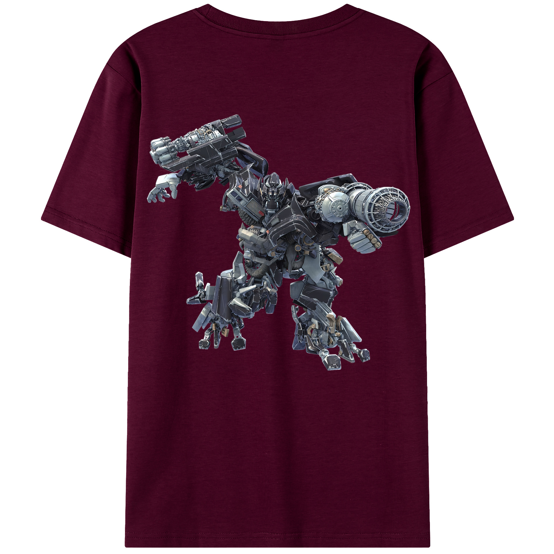（画像用） Transformers トランスフォーマー レディース半袖Tシャツ(バックプリント)